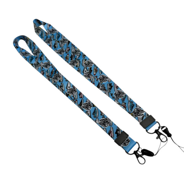 Lanyard zapatillas azul