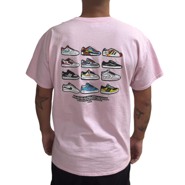 Camiseta Zapatillas Rosa