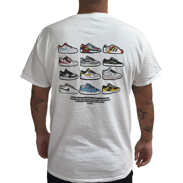 Camiseta Zapatillas Blanca