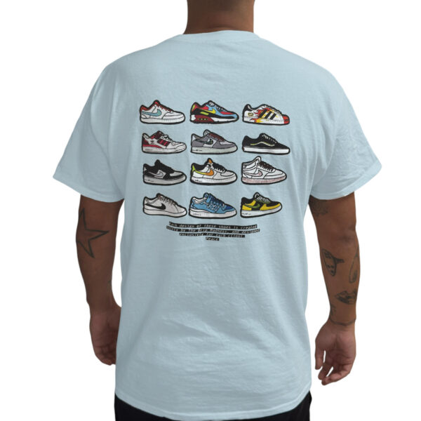 Camiseta Zapatillas Azul