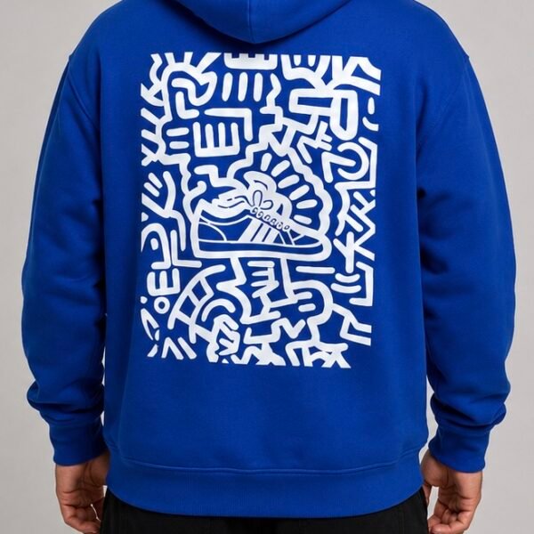 Urban SuperStar Hoodie - Royal Blue / White