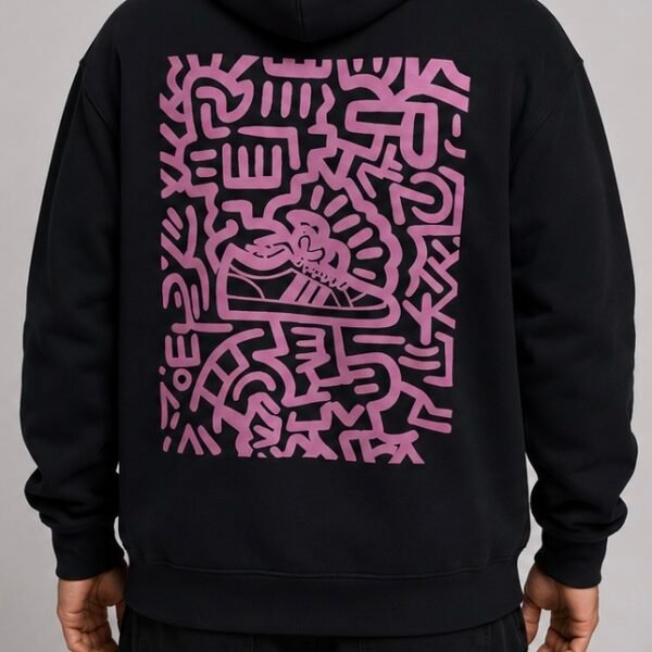 Urban SuperStar Hoodie - Black / Pink