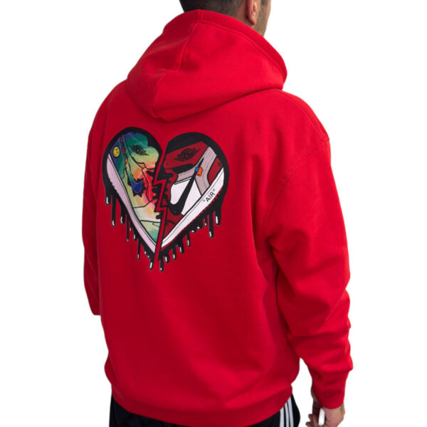 Sudadera The Drip Corazón roja