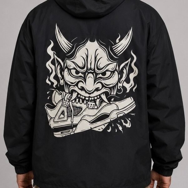 Oni Drip Windbreaker — Black