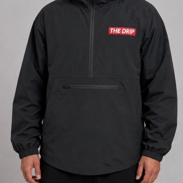 The Drip Windbreaker — Black