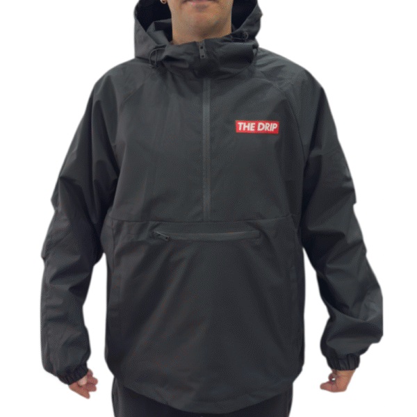 The Drip Windbreaker — Black