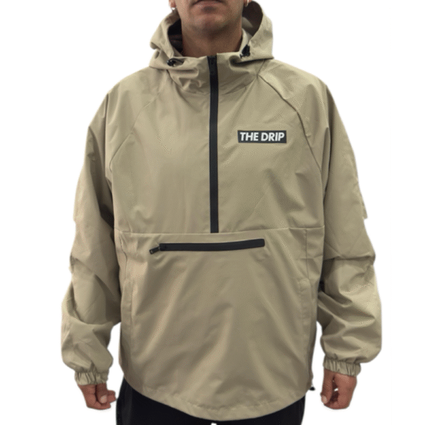 The Drip Windbreaker — Beige