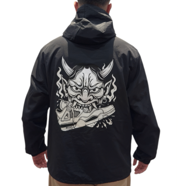 Oni Drip Windbreaker — Black