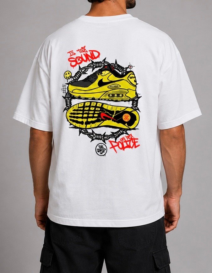 Whoop Whoop Tee White