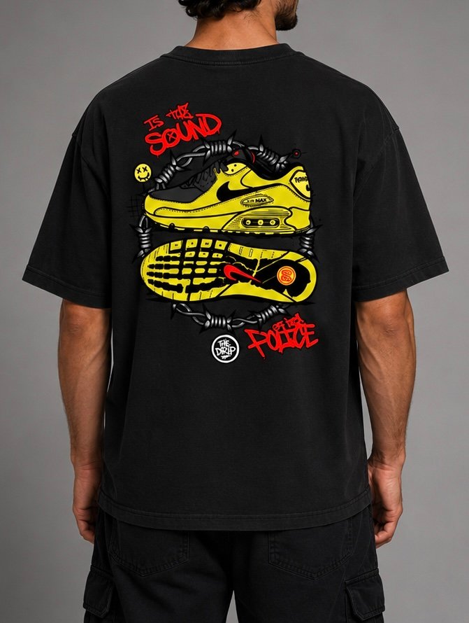 Whoop Whoop Tee Black